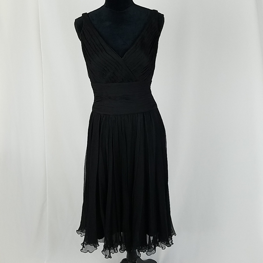 Tadashi Collection women 8 black cocktail dress‎